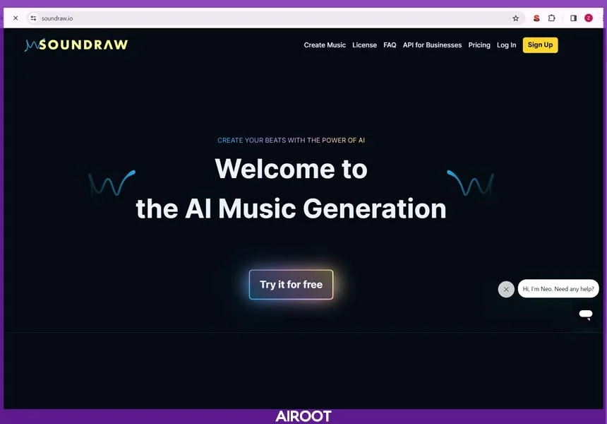 آموزش کار با هوش مصنوعی Soundraw - AI 