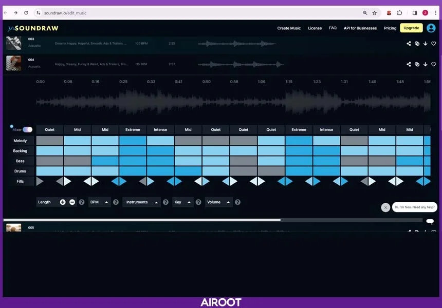 ایجاد موسیقی با هوش مصنوعی Soundraw - AI
