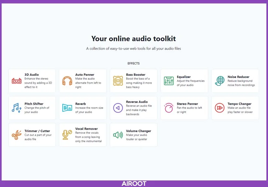 سایت Audioalter کاهش نویز صوتی با کمک هوش مصنوعی