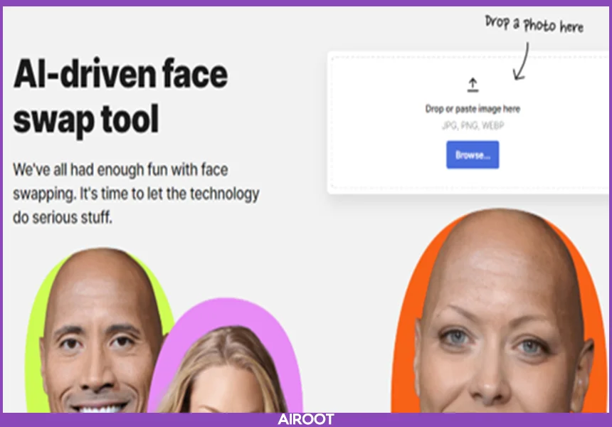 تغییر چهره با هوش مصنوعی FaceSwapper Icons8