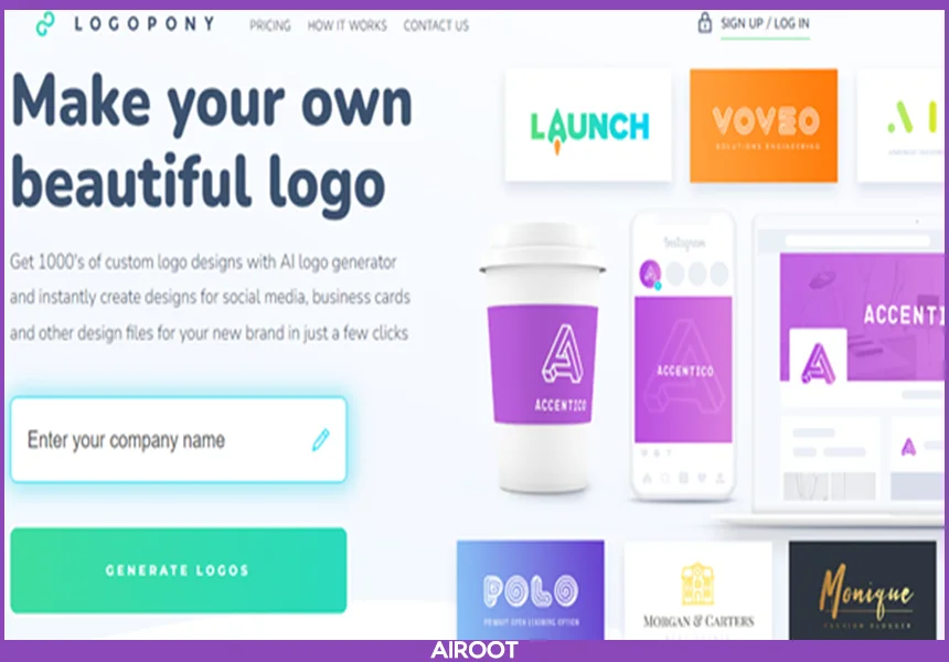 هوش مصنوعی ساخت لوگو Logopony
