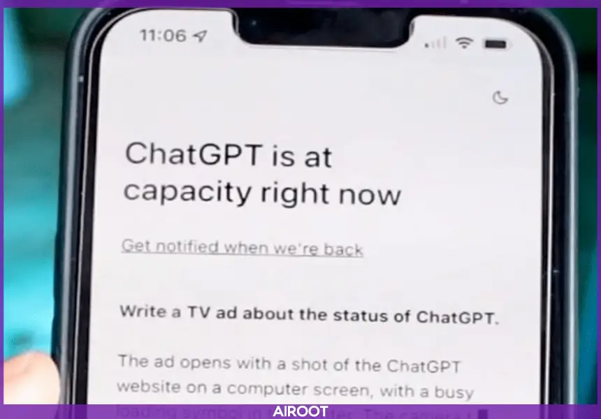 رفع خطای Chat GPT is at capacity