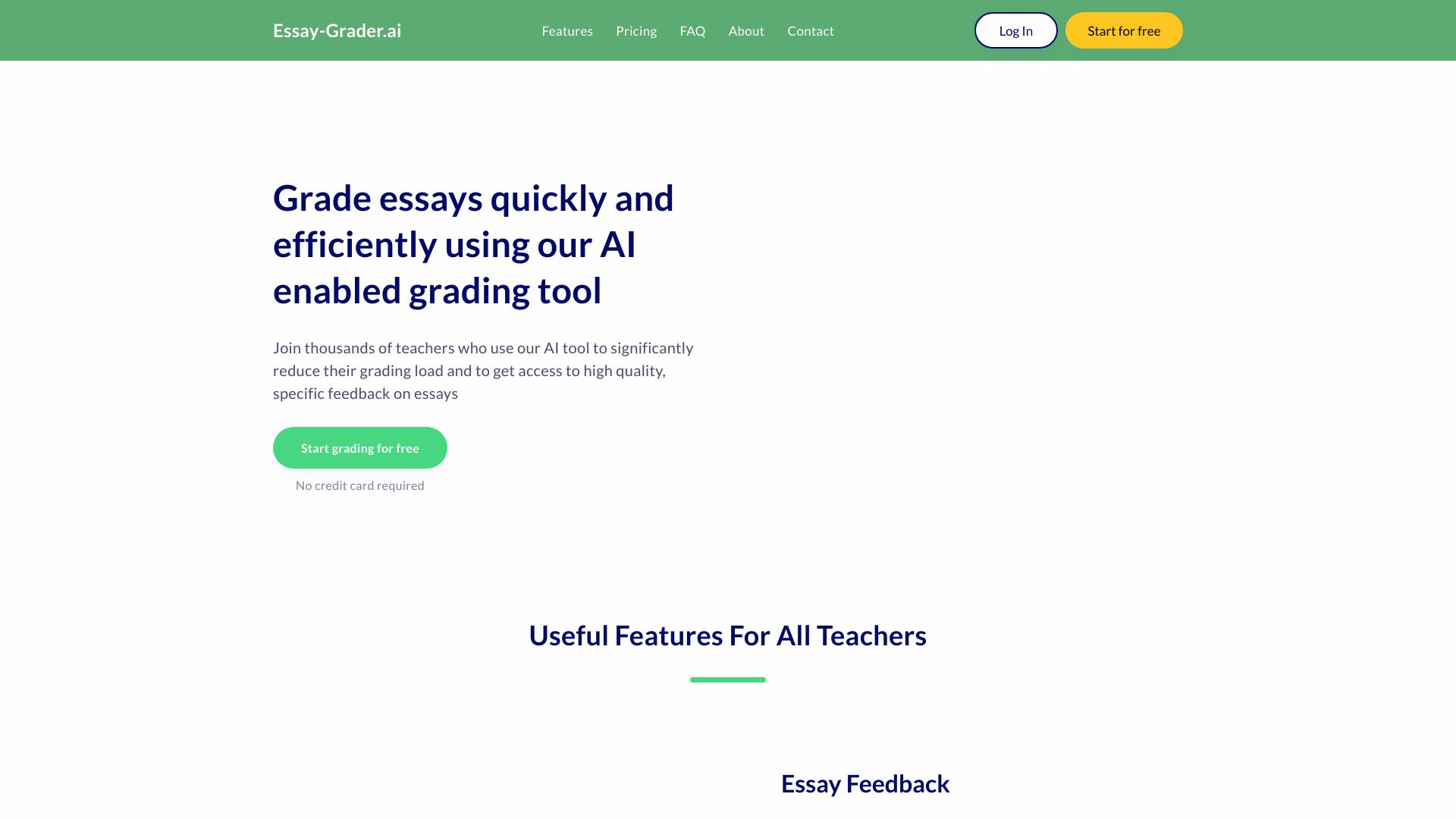 Essay-Grader.ai – Grade essays in seconds using AI