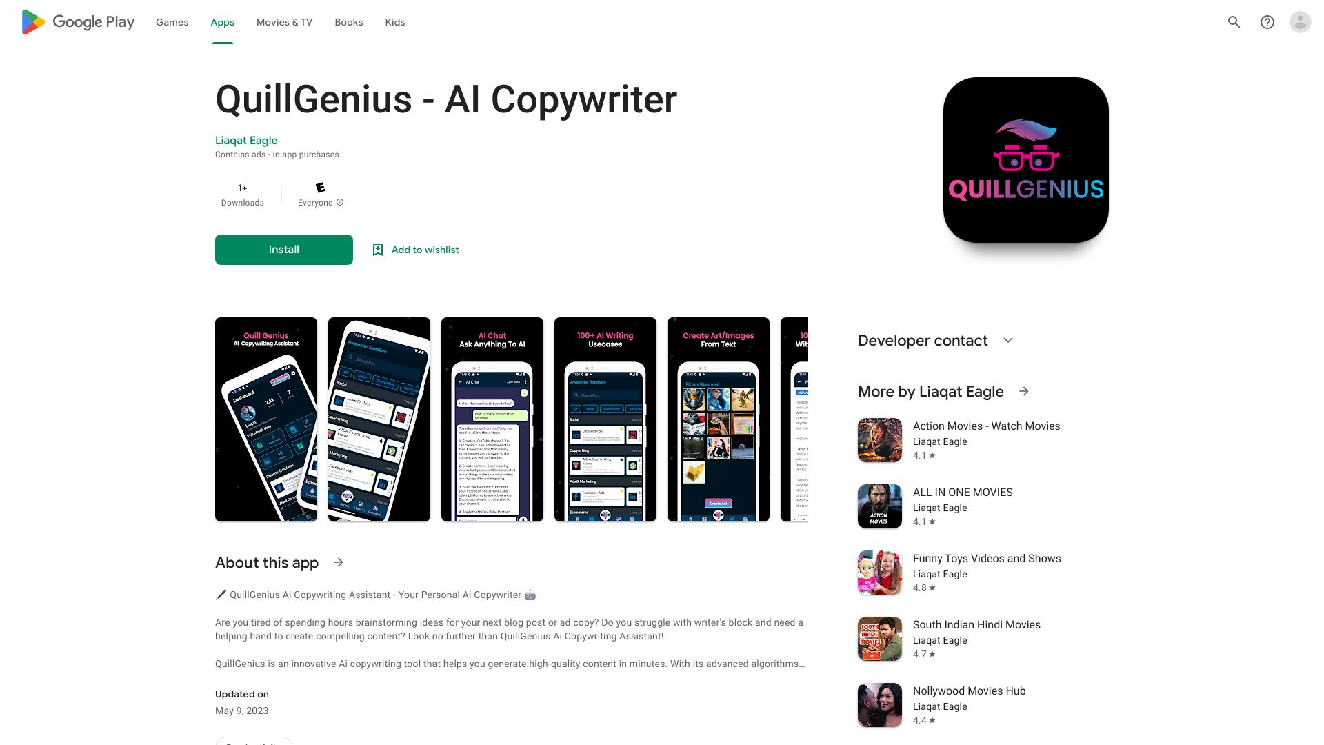 QuillGenius – AI Copywriting Assistant