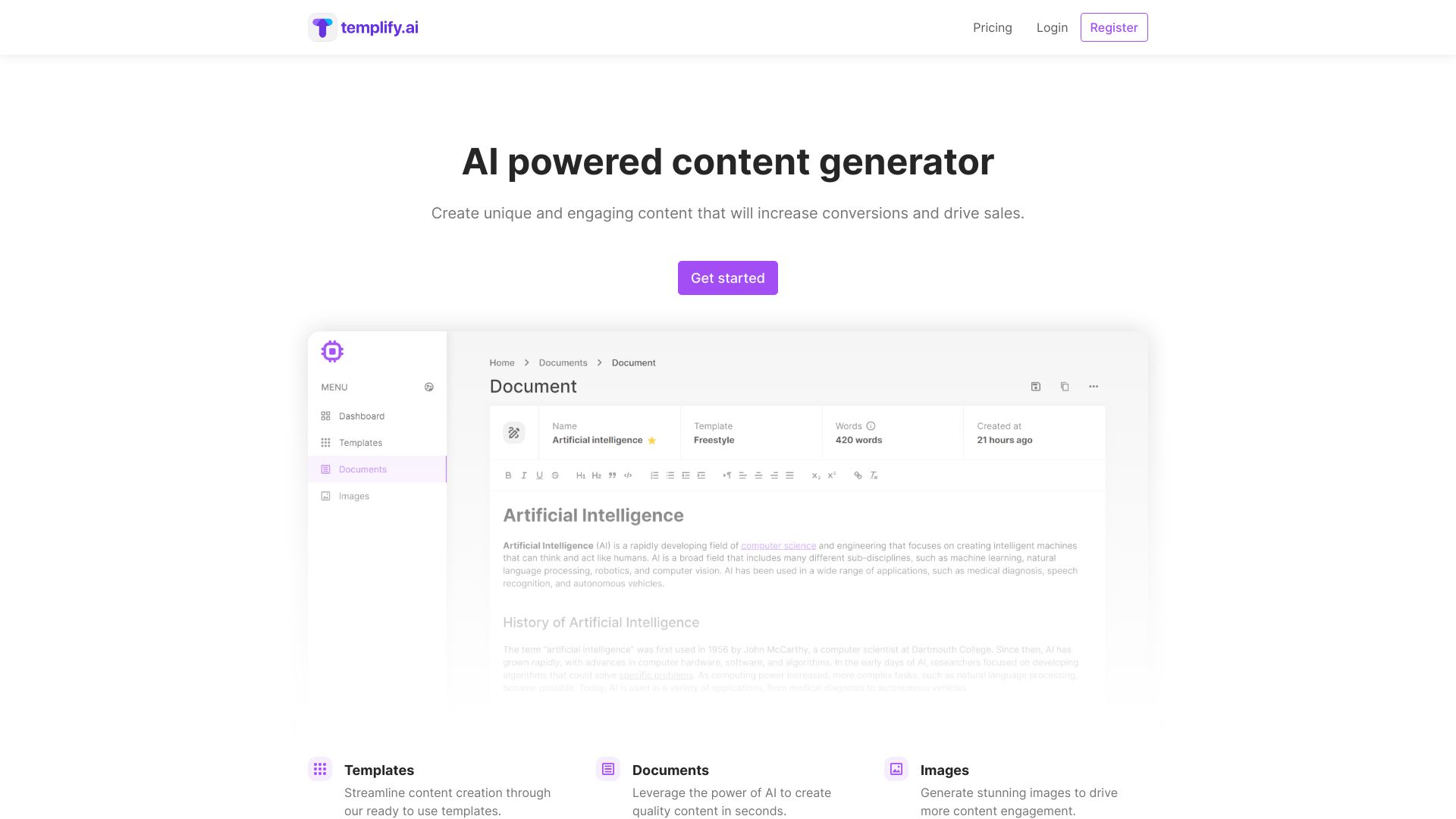 Templify.ai