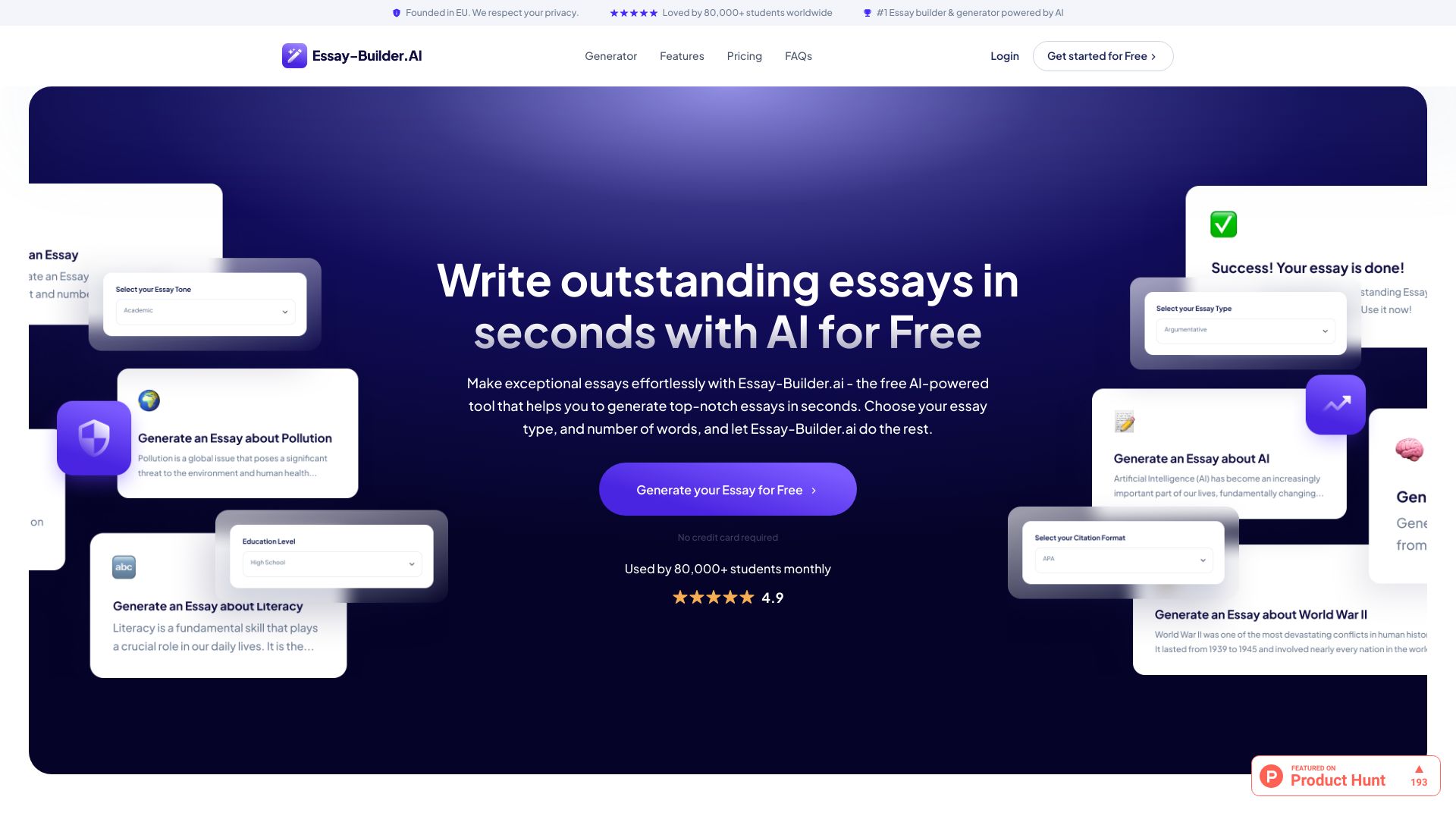 Essay Builder AI