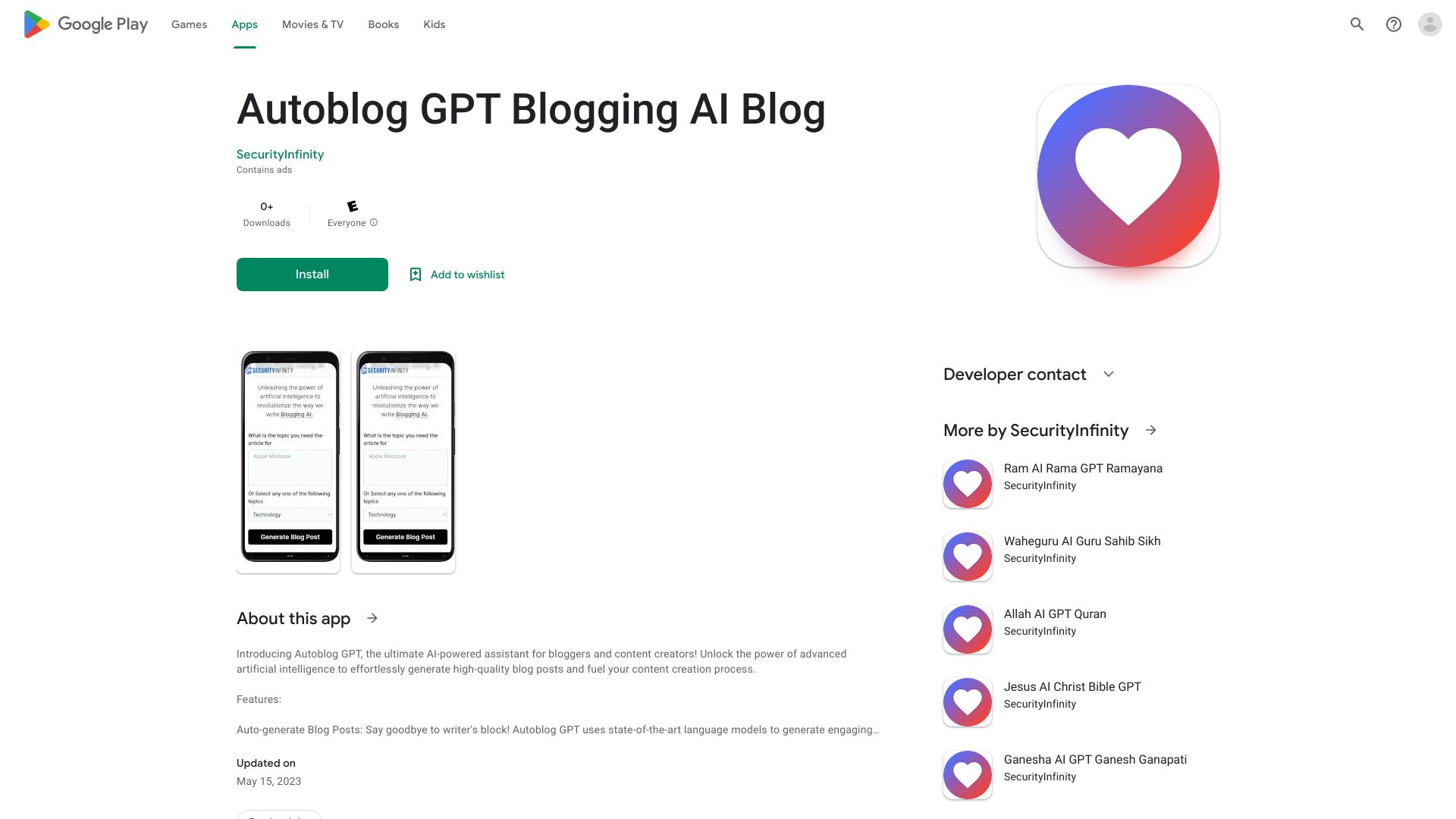 Autoblog GPT Blogging AI Blog