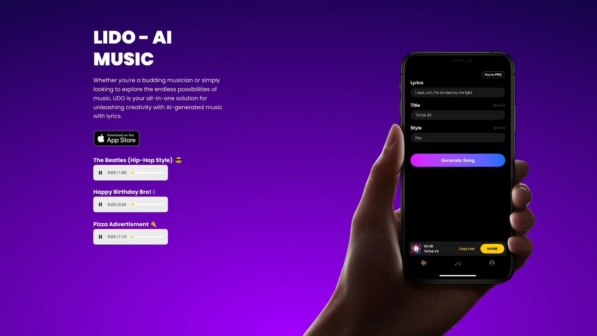 LIDO – AI Music Generator