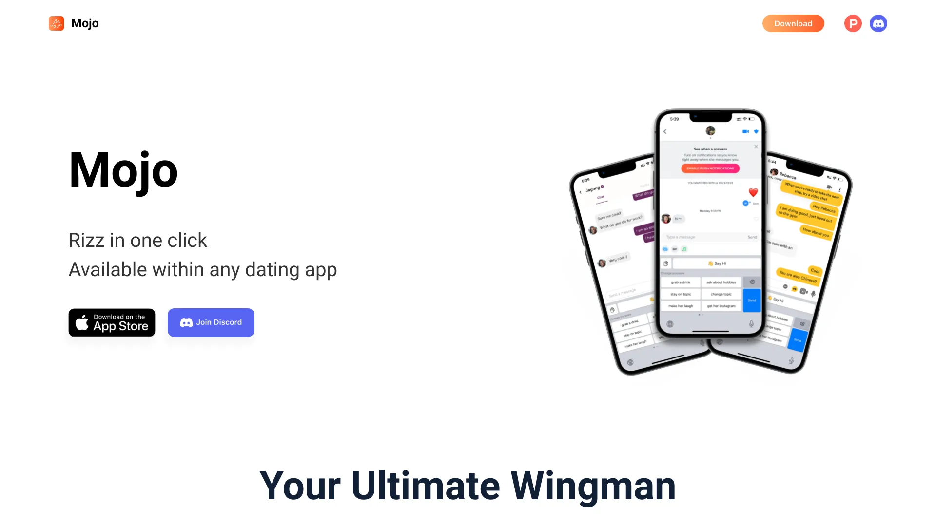 Mojo rizz – Dating App Assistant