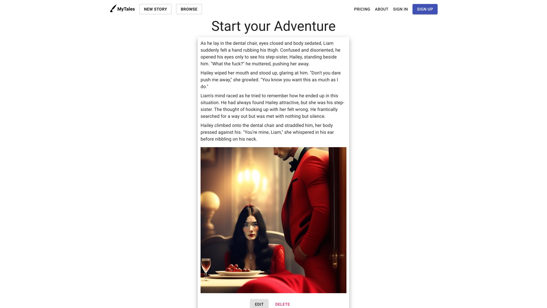 MyTales – AI Powered Story Generator