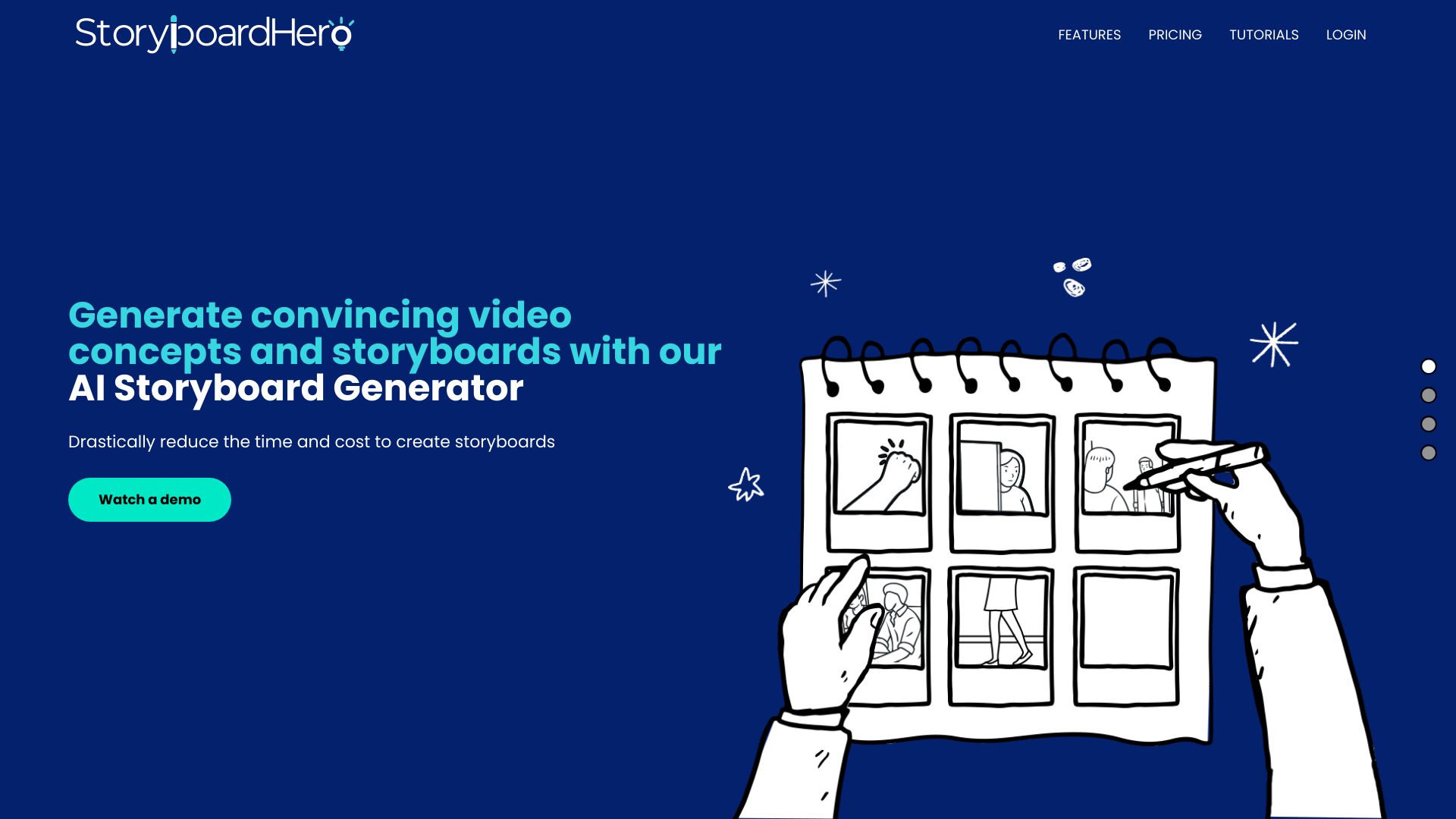 StoryboardHero AI Storyboard Generator