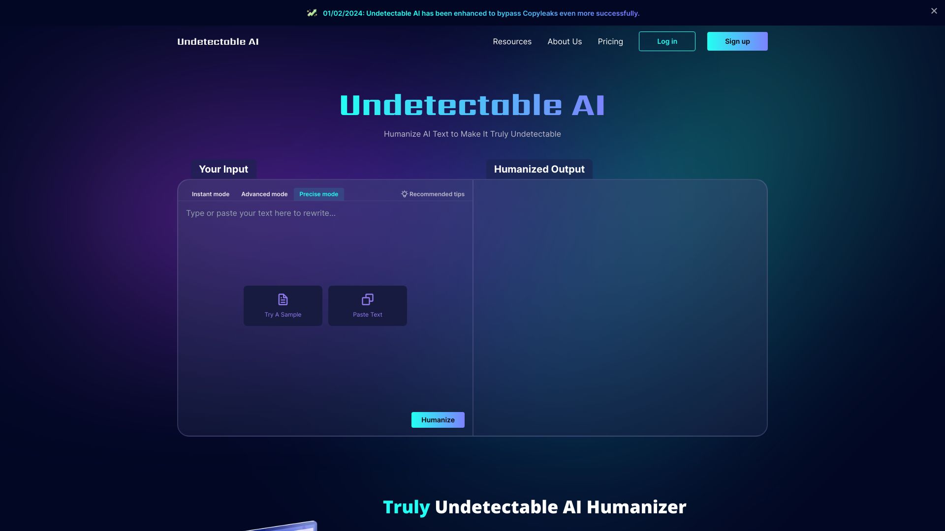 Undetectable AI