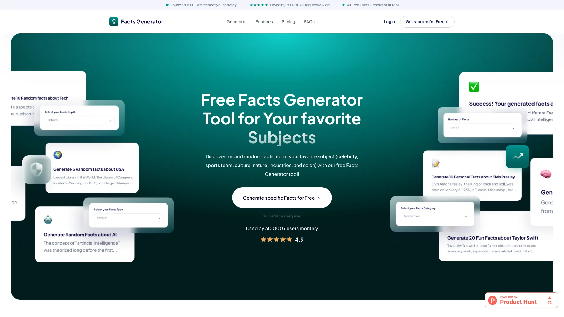 Facts Generator