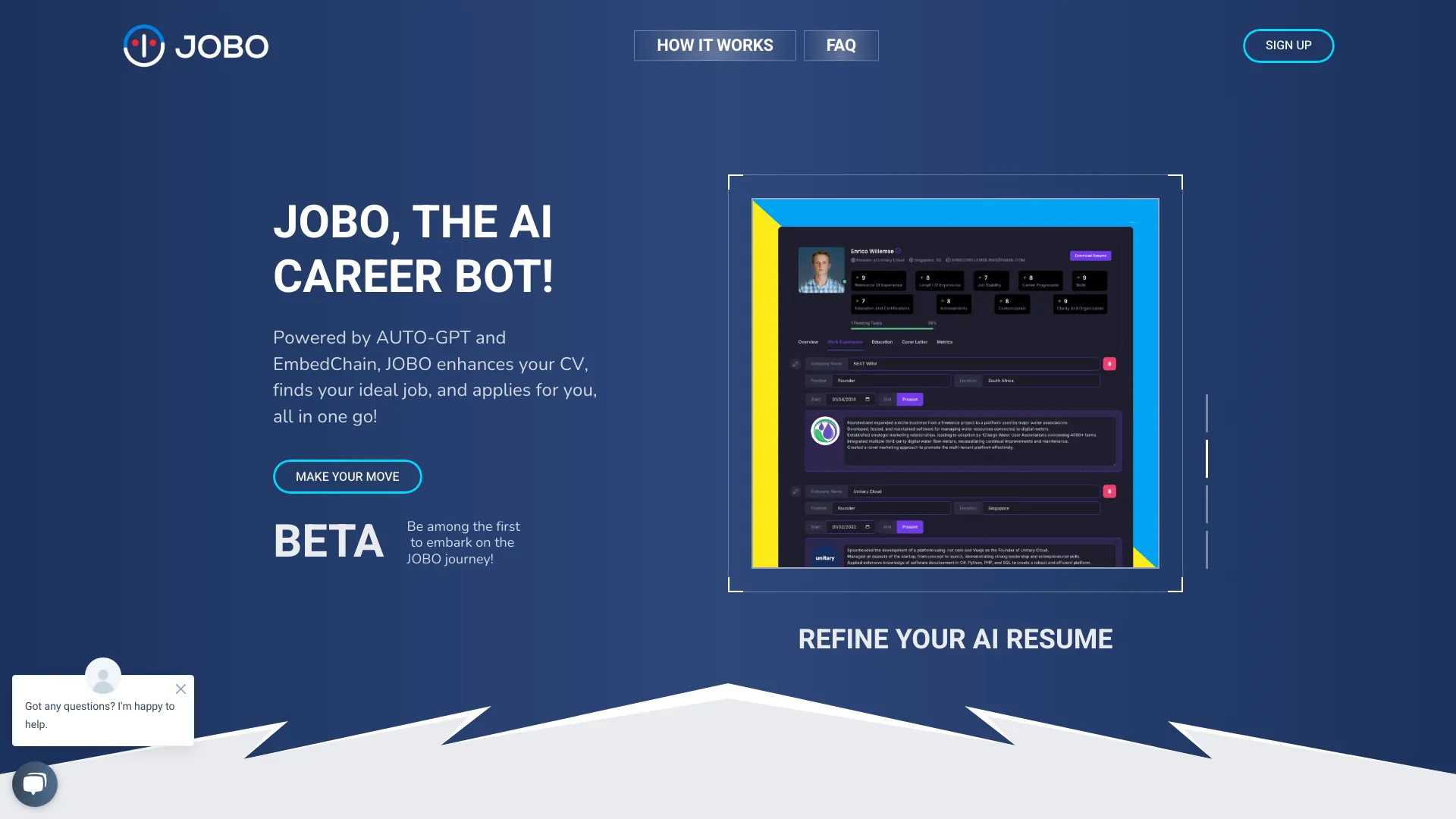 JOBO, The AI career bot