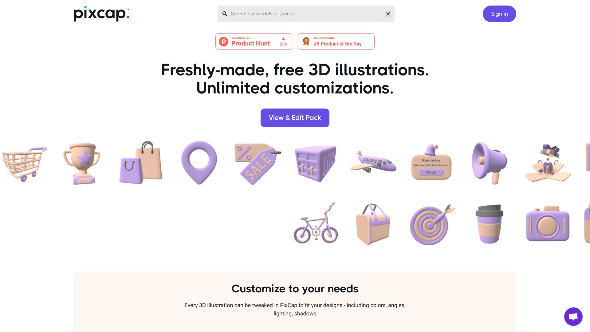 PixCap 3D Illustration Pack