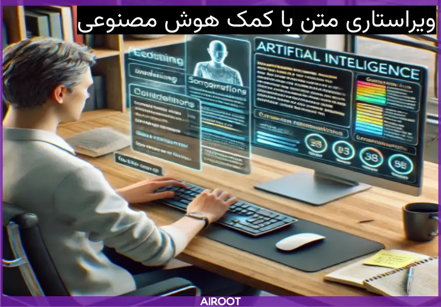 آموزش ویراستاری با ai