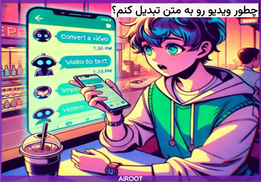 ربات تبدیل ویدیو به متن 