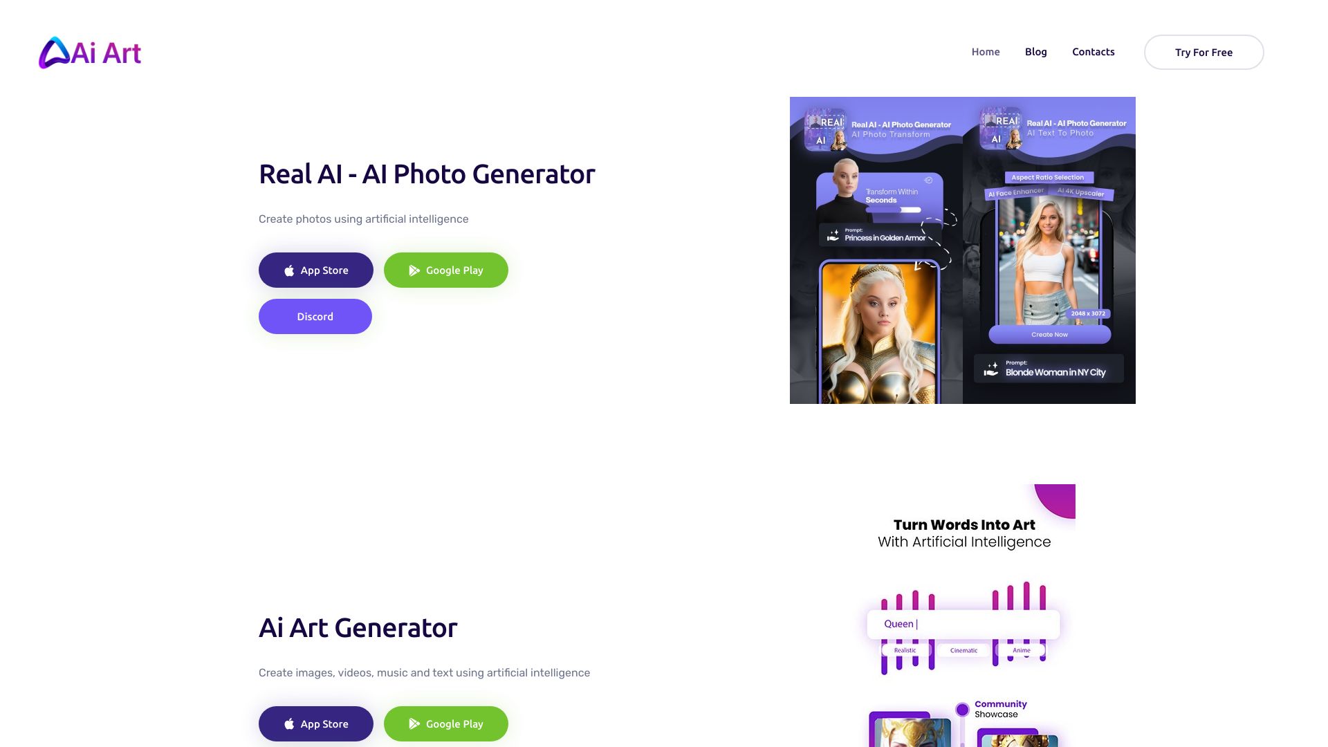 Real AI – AI Photo Generator & Inpaint